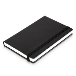 Deli Leather Cover Notebook A6 96 Sheets